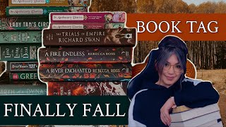 FINALLY FALL BOOK TAG 🍂🥧🍁