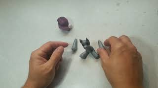Simple polymer clay pony in progress.....P is for Pony!