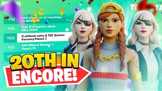 20TH in ENCORE CUP Semis w/ Quinten & Finnex