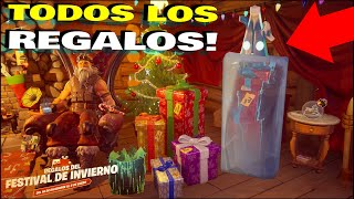 🟢 ABRIENDO TODOS Los REGALOS de NAVIDAD en FORTNITE 2021! 🎁 (Todos Los Regalos Festival de Invierno)