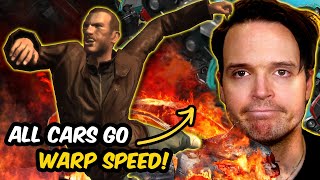 I get hit by every car in GTA 4, but I clear 6 missions (and give up on one.)