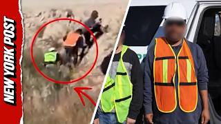 Migrants Caught Trying to Cross the Border Disguised as Construction Workers