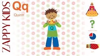 ABC LEARN THE ALPHABET  Letter Qq Nursery Rhymes For Learning Zappy Kids Quiet Quinn
