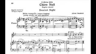 Alfred Bachelet - Chère Nuit (Dear Night)