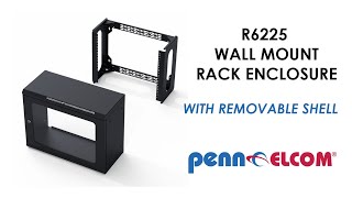Convertible Wall Mount Rack With Removable Shell - R6225 | Penn Elcom