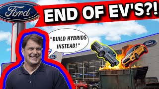 FORD JUST ANNOUNCED the END of ELECTRIC VEHICLES?! 2 REASONS WHY Ford CANCELLED its EV Crossover!