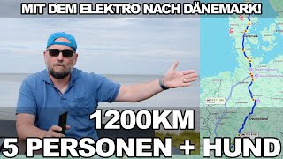 Is it possible to travel 1200km to Denmark with an electric car?