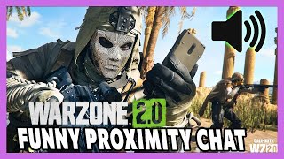 REACTING to FUNNIEST WARZONE PROXIMITY CHAT MOMENTS