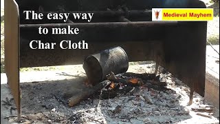 The Easy Way to make Char Cloth