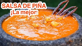 SALSA DE PIÑA La mejor! Para todos tipo de tacos y más. 
