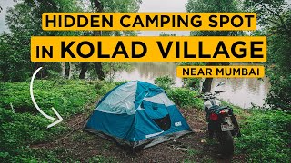 Hidden camping spot near Mumbai | Kolad Village camping & water sports | Injaras Vlog