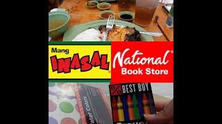 Mang Inasal | National Bookstore | School Supplies Haul | Bonding with my friend | Kid Homeschool