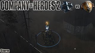 Panther lost in the storm - Company of Heroes 2 Skirmish #178 (Sturm)