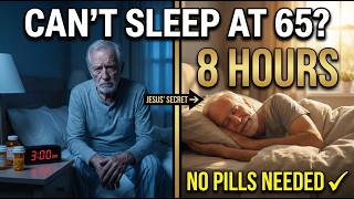 Can't Sleep at 65? Jesus' 8-Hour Secret Still Works (No Medications)
