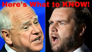Tim Walz vs JD Vance  The Ultimate VP Showdown