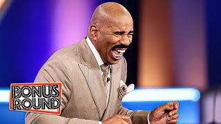 TRY NOT TO LAUGH! Hilarious Family Feud Rounds With STEVE HARVEY!