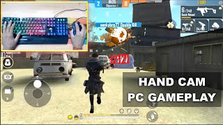 Handcam Free Fire PC Gameplay | Clash Sqad Gameplay | PLUS NOOB