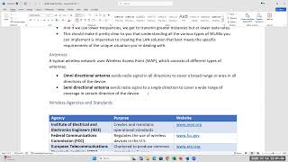 CIS-40A Unit 10 Lecture - Wireless Networks - Friday session