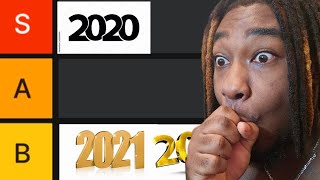 Tier list des 10 dernières années🤣👀
