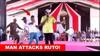 Fireworks as man tries to k!ll president Ruto in wajir during NYOTA program!🔥
