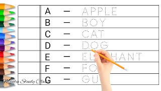 A For Apple B For Ball I Abcd Song I Abcd Rhymes I Abc Song Nursery Rhymes I Mantu Study Centre