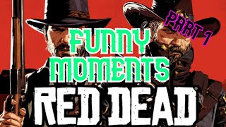 Funny Moments in RDR2 ONLINE)(( Episode 1
