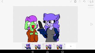 What ihv rainy loves sans was a bad fangirl but ihv she reacts to me