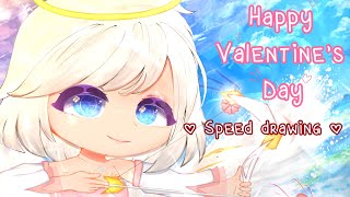 💕🌸💝Happy Valentine’s Day 💕🌸💝  //speed drawing//by It’sGalaxyJans