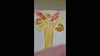 Art with Rrain: #1 Thanking Tree