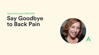 Say Goodbye to Back Pain with Nathalie Lacombe