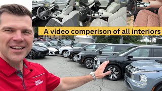 2025 Mitsubishi Outlander - a video comperison of all interiors!