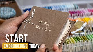 Beginner Embroidery: Create Your Own Stitch Book (Part 01)