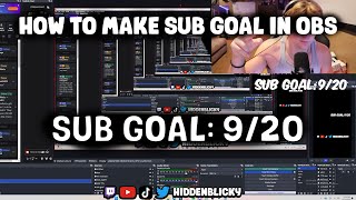 How to add a SUB COUNT to OBS for your TWITCH STREAMS