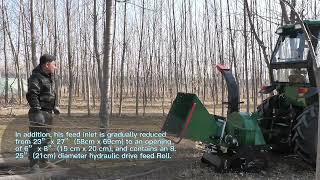 PTO WOOD CHIPPER DEMO