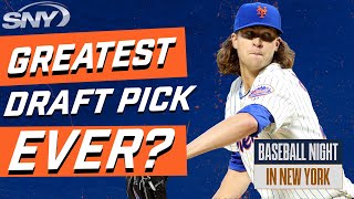 Is Jacob deGrom the greatest Mets draft pick of all time? | Baseball Night in New York | SNY