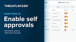 Learn how to enable self approvals with Danny Jenkins