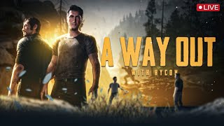 🔴 A WAY OUT LIVE WITH HYCON | DAY 1 | #awayout #awayoutgame #awayoutgameplay #hyconyt