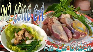 "Instant noodles cooked with chicken heart"