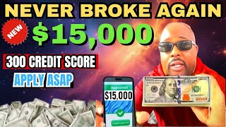 This NEW $15,000 Soft Pull Emergency Short Term Loan Instantly Approves Anyone With Bad Credit!