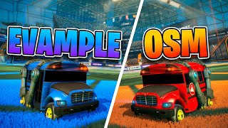OSM vs Evample FREESTYLE 1V1 (BATTLE BUS)