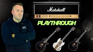 Marshall JCM 900 4100 | PLAYTHROUGH | Les Paul Customs | 4 Cabinets