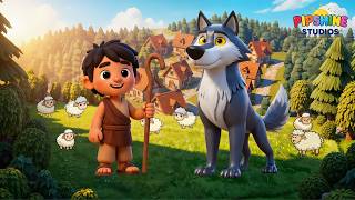 The Boy Who Cried Wolf | Moral Story for Kids | Bedtime Stories for Kids | Pipshine Studios