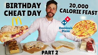 20,000 CALORIE BIRTHDAY Cakes CINNAMON ROLLS, FAST FOOD