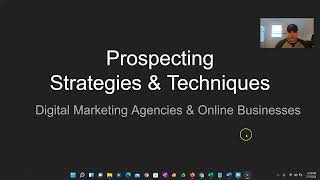 Prospecting In Marketing | Prospecting Tips For Digital Marketing Agencies | Lead Generation