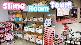 Slime Room Tour 2024!! 🎀☁️🛍️ (Fidget Corner, Gaming Desk, Filming Setup, etc!!)