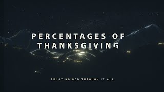 Percentages of Thanksgiving