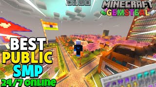 India’s BEST Gemsteal SMP 🔥 Public Server (Free Join) | Java + Bedrock 24/7 😱”