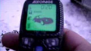 AUTOPAGE RS-860 Showing its Remote Start Feature Video 2