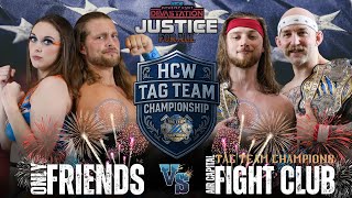 Air Capital Fight Club vs. Onlyfriends (FULL MATCH) | HCW Justice for All 2025