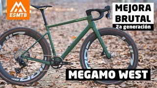 Megamo West, its versatile gravel bike, takes a huge leap forward.